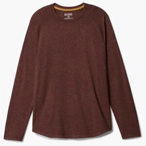 Rhone Atmosphere Long Sleeve Tee Cinnamon Heather Size XL $68